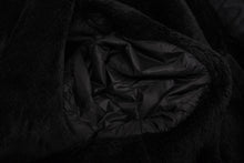 Load image into Gallery viewer, 新品未使用 CHROME HEARTS クロムハーツ RED PATCH RACING JACKET レーシング ジャケット サイズS クロスパッチ ブラック レザー 裏起毛 中古 4b011667