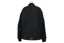 Load image into Gallery viewer, 新品未使用 CHROME HEARTS クロムハーツ RED PATCH RACING JACKET レーシング ジャケット サイズS クロスパッチ ブラック レザー 裏起毛 中古 4b011667