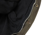 Load image into Gallery viewer, 極美品 CHROME HEARTS クロムハーツ チェリーボム クロスボタン ジャケット ダブルジップ カーキ シルバー金具 サイズXL 中古 4b011666