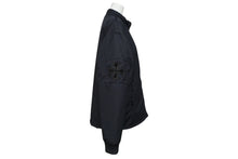 Load image into Gallery viewer, 新品未使用 CHROME HEARTS クロムハーツ RED PATCH RACING JACKET レーシング ジャケット サイズS クロスパッチ ブラック レザー 裏起毛 中古 4b011667