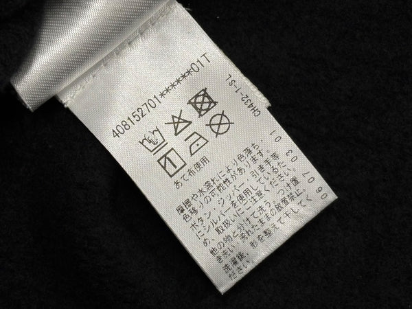 新品未使用 CHROME HEARTS クロムハーツ プルオーバーフーディー パーカー サイズXL ブラック ブルー ロゴプリント 中古 4b011668