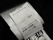 Load image into Gallery viewer, 新品未使用 CHROME HEARTS クロムハーツ プルオーバーフーディー パーカー サイズXL ブラック ブルー ロゴプリント 中古 4b011668