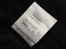 Load image into Gallery viewer, 極美品 CHANEL シャネル ツイードコート P64017V49031 サイズ34 ココマーク ブラック ネイビー プリーツ 中古 4b011496