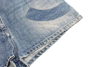 CHANEL シャネル デニムショーツ ショートパンツ P55909V42309 サイズ38 ココマーク インディゴブルー 美品 中古 4b011672