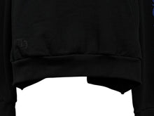 Load image into Gallery viewer, 新品未使用 CHROME HEARTS クロムハーツ プルオーバーフーディー パーカー サイズXL ブラック ブルー ロゴプリント 中古 4b011668
