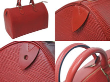 Load image into Gallery viewer, LOUIS VUITTON ルイヴィトン スピーディ30 ハンドバッグ M43007 エピ レザー レッド ゴールド金具 美品 中古 4b001169