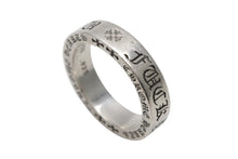 Load image into Gallery viewer, CHROME HEARTS クロムハーツ スペーサーリング FUCK YOU 6mm 重量約13.7g サイズ5.2号 2003/.925刻印 シルバー925 美品 中古 4b011659