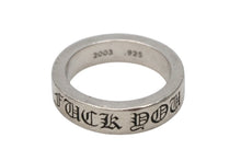 Load image into Gallery viewer, CHROME HEARTS クロムハーツ スペーサーリング FUCK YOU 6mm 重量約13.7g サイズ5.2号 2003/.925刻印 シルバー925 美品 中古 4b011659