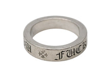 Load image into Gallery viewer, CHROME HEARTS クロムハーツ スペーサーリング FUCK YOU 6mm 重量約13.7g サイズ5.2号 2003/.925刻印 シルバー925 美品 中古 4b011659