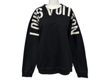Load image into Gallery viewer, LOUIS VUITTON×FRAGMENT ルイヴィトン×フラグメント ロングスリーブ HDY26WJIU ブラック ホワイト コットン レーヨン サイズM 中古 4b011741