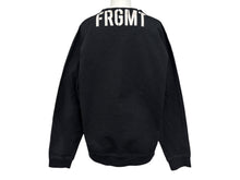 Load image into Gallery viewer, LOUIS VUITTON×FRAGMENT ルイヴィトン×フラグメント ロングスリーブ HDY26WJIU ブラック ホワイト コットン レーヨン サイズM 中古 4b011741