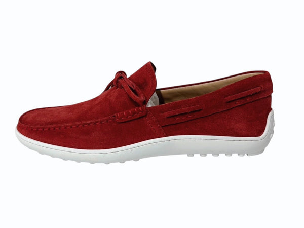 極美品 TOD'S トッズ ゴンミーニ XXM15C0CN50RE0R007 ドライビングシューズ レザー ローファー サイズ5.5 中古 4b010718