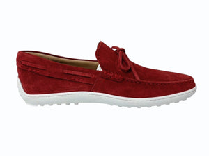 極美品 TOD'S トッズ ゴンミーニ XXM15C0CN50RE0R007 ドライビングシューズ レザー ローファー サイズ5.5 中古 4b010718