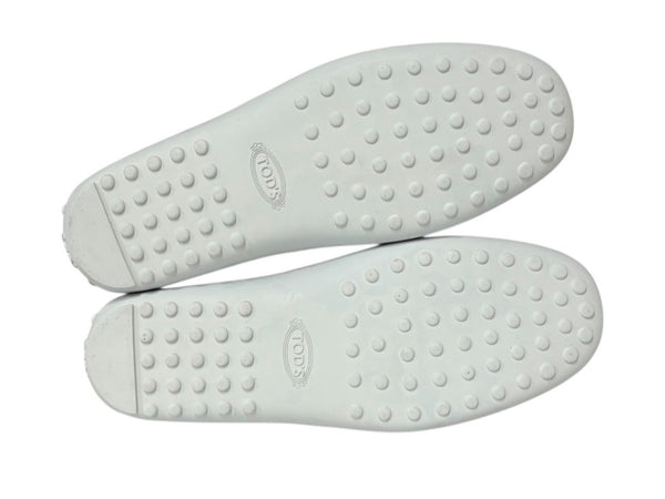 極美品 TOD'S トッズ ゴンミーニ XXM15C0CN50RE0R007 ドライビングシューズ レザー ローファー サイズ5.5 中古 4b010718