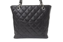 Load image into Gallery viewer, 極美品 CHANEL シャネル マトラッセPST ココマーク トートバッグ 11番台 キャビアスキン ブラック ブラウン シルバー金具 中古 4b001177
