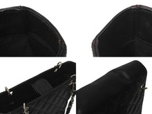 Load image into Gallery viewer, 極美品 CHANEL シャネル マトラッセPST ココマーク トートバッグ 11番台 キャビアスキン ブラック ブラウン シルバー金具 中古 4b001177