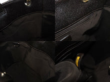 Load image into Gallery viewer, 極美品 CHANEL シャネル マトラッセPST ココマーク トートバッグ 11番台 キャビアスキン ブラック ブラウン シルバー金具 中古 4b001177