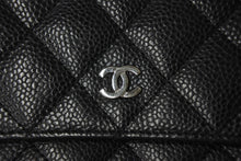 Load image into Gallery viewer, 極美品 CHANEL シャネル チェーンウォレット ショルダーバッグ ココマーク 20番台 キャビアスキン ブラック 中古 4b001178