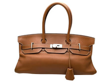 Load image into Gallery viewer, HERMES エルメス ショルダーバーキン トリヨンクレマンス ◻︎J刻 ゴルチエ期 ゴールド シルバー金具 美品 中古 4b011806