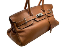 Load image into Gallery viewer, HERMES エルメス ショルダーバーキン トリヨンクレマンス ◻︎J刻 ゴルチエ期 ゴールド シルバー金具 美品 中古 4b011806