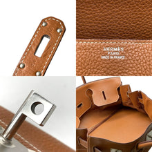 Load image into Gallery viewer, HERMES エルメス ショルダーバーキン トリヨンクレマンス ◻︎J刻 ゴルチエ期 ゴールド シルバー金具 美品 中古 4b011806