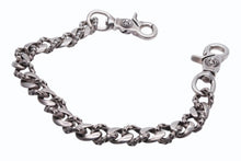 Load image into Gallery viewer, 極美品 CHROME HEARTS クロムハーツ 2クリップファンシー ショートウォレットチェーン 重量約212.0g 全長約41cm シルバー925 中古 4b011656