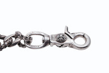 Load image into Gallery viewer, 極美品 CHROME HEARTS クロムハーツ 2クリップファンシー ショートウォレットチェーン 重量約212.0g 全長約41cm シルバー925 中古 4b011656
