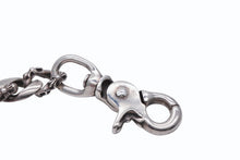 Load image into Gallery viewer, 極美品 CHROME HEARTS クロムハーツ 2クリップファンシー ショートウォレットチェーン 重量約212.0g 全長約41cm シルバー925 中古 4b011656