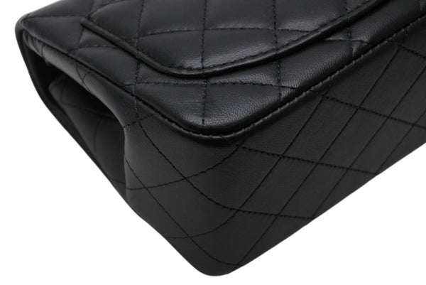 新品同様 CHANEL シャネル ミニマトラッセ16 Sフラップ Sチェーンショルダーバッグ ランダム番台 ココマーク ラムスキン ブラック 中古 4b011816