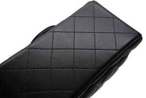 新品同様 CHANEL シャネル ミニマトラッセ16 Sフラップ Sチェーンショルダーバッグ ランダム番台 ココマーク ラムスキン ブラック 中古 4b011816