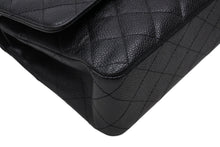 Load image into Gallery viewer, 極美品 CHANEL シャネル マトラッセ25 Wフラップ Wチェーンショルダーバッグ A01164 14番台 ココマーク キャビアスキン ブラック 中古 4b011817