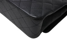 Load image into Gallery viewer, 極美品 CHANEL シャネル マトラッセ25 Wフラップ Wチェーンショルダーバッグ A01164 14番台 ココマーク キャビアスキン ブラック 中古 4b011817