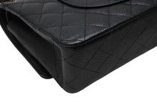 Load image into Gallery viewer, 極美品 CHANEL シャネル マトラッセ25 Wフラップ Wチェーンショルダーバッグ A01164 14番台 ココマーク キャビアスキン ブラック 中古 4b011817