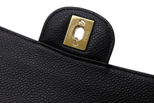 Load image into Gallery viewer, 極美品 CHANEL シャネル マトラッセ25 Wフラップ Wチェーンショルダーバッグ A01164 14番台 ココマーク キャビアスキン ブラック 中古 4b011817