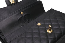 Load image into Gallery viewer, 極美品 CHANEL シャネル マトラッセ25 Wフラップ Wチェーンショルダーバッグ A01164 14番台 ココマーク キャビアスキン ブラック 中古 4b011817