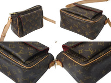 画像をギャラリービューアに読み込む, 新品同様 LOUIS VUITTON ルイヴィトン ショルダーバッグ M51165 ヴィバシテPM ブラウン モノグラム ゴールド金具 中古 4b001184