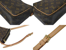画像をギャラリービューアに読み込む, 新品同様 LOUIS VUITTON ルイヴィトン ショルダーバッグ M51165 ヴィバシテPM ブラウン モノグラム ゴールド金具 中古 4b001184