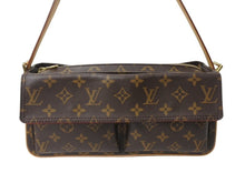 Load image into Gallery viewer, 極美品 LOUIS VUITTON ルイヴィトン ヴィバシテMM ハンドバッグ ワンショルダーバッグ M51164 モノグラム PVC ブラウン 中古 4b001185