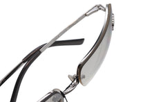 Load image into Gallery viewer, 極美品 CHANEL シャネル ココマーク サングラス メガネ リムレス 4092-B メタル ラインストーン シルバー 62◻︎15 中古 4b009578
