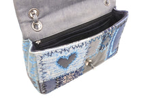 Load image into Gallery viewer, 極美品 CHANEL シャネル マトラッセ25 Sフラップ Wチェーンショルダーバッグ 25番台 ココマーク パッチワーク ステッチ ブラック 中古 4b012346