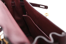 Load image into Gallery viewer, 新品同様品 HERMES エルメス KELLY ケリー25 2WAYハンドバッグ 内縫い トゴ ルージュアッシュゴールド金具 A刻印 4b012348