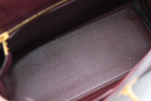 Load image into Gallery viewer, 新品同様品 HERMES エルメス KELLY ケリー25 2WAYハンドバッグ 内縫い トゴ ルージュアッシュゴールド金具 A刻印 4b012348