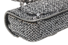 Load image into Gallery viewer, CHANEL シャネル ミニミニマトラッセ14 Sフラップ Sチェーンショルダーバッグ 11番台 ココマーク スパンコール シルバー 美品 中古 4b012253