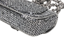Load image into Gallery viewer, CHANEL シャネル ミニミニマトラッセ14 Sフラップ Sチェーンショルダーバッグ 11番台 ココマーク スパンコール シルバー 美品 中古 4b012253