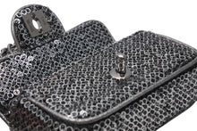 Load image into Gallery viewer, CHANEL シャネル ミニミニマトラッセ14 Sフラップ Sチェーンショルダーバッグ 11番台 ココマーク スパンコール シルバー 美品 中古 4b012253