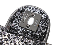 Load image into Gallery viewer, CHANEL シャネル ミニミニマトラッセ14 Sフラップ Sチェーンショルダーバッグ 11番台 ココマーク スパンコール シルバー 美品 中古 4b012253