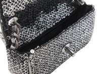 Load image into Gallery viewer, CHANEL シャネル ミニミニマトラッセ14 Sフラップ Sチェーンショルダーバッグ 11番台 ココマーク スパンコール シルバー 美品 中古 4b012253
