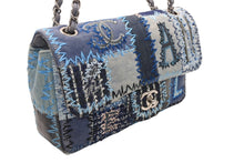 Load image into Gallery viewer, 極美品 CHANEL シャネル マトラッセ25 Sフラップ Wチェーンショルダーバッグ 25番台 ココマーク パッチワーク ステッチ ブラック 中古 4b012346