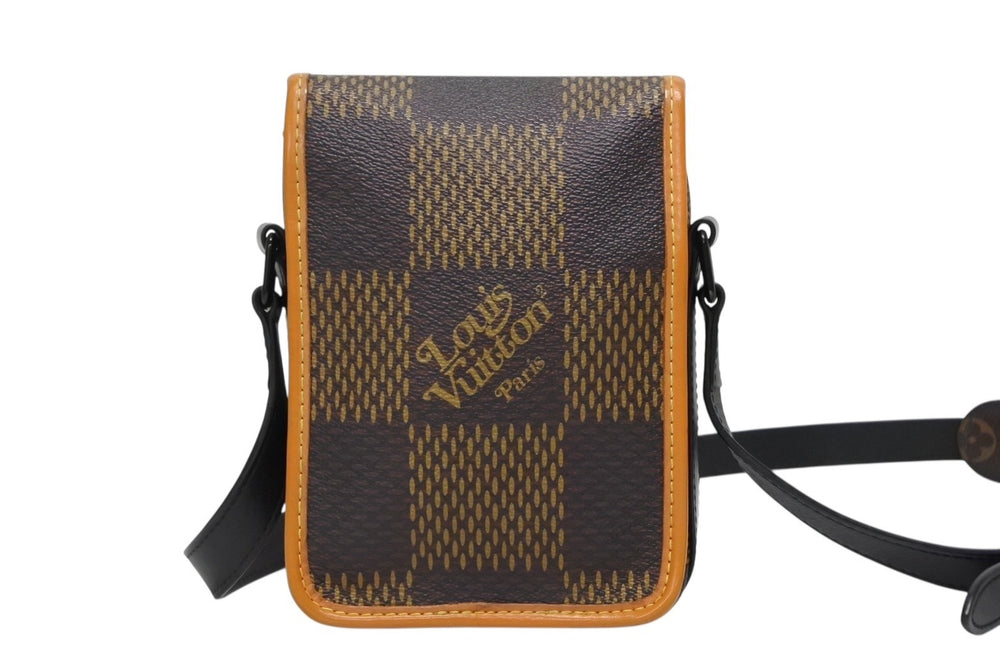 LOUIS VUITTON ルイヴィトン アマゾン メッセンジャーショルダーバッグ N40357 ダミエジャイアント NIGO LVスクエアード 美品 中古 4b011639