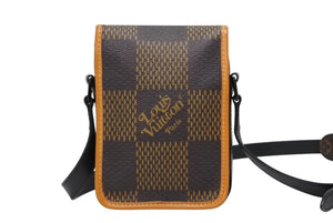 LOUIS VUITTON ルイヴィトン アマゾン メッセンジャーショルダーバッグ N40357 ダミエジャイアント NIGO LVスクエアード 美品 中古 4b011639